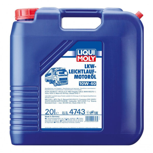 LIQUI MOLY LEICHTLAUF PERFORM 10W40 (2537) 20L