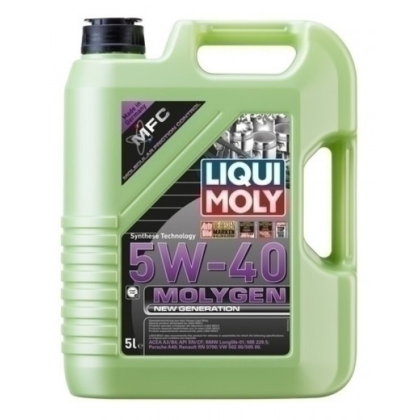 LIQUI MOLY MOLYGEN NEW GENERATION 5W40 (8536) 5L