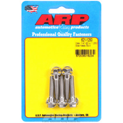 "1/4""-20 x 1.250 hex SS болтове " (5бр )