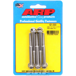 "1/4""-20 x 2.500 hex SS болтове " (5бр )