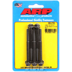 "1/4""-20 X 2.750 hex черни оксидни болтове " (5бр )