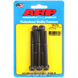 "1/4""-28 x 2.750 12pt черни оксидни болтове " (5бр )