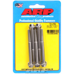 "1/4""-28 x 2.750 hex SS болтове " (5бр )