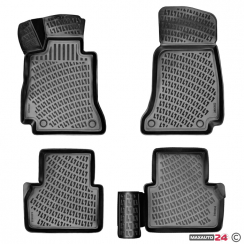 Гумени стелки RizLine съвместими с Mercedes C-class / W204  2007-2014 C209 2003-2010
