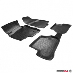 Гумени стелки RizLine съвместими с Skoda Octavia II 2004-2013