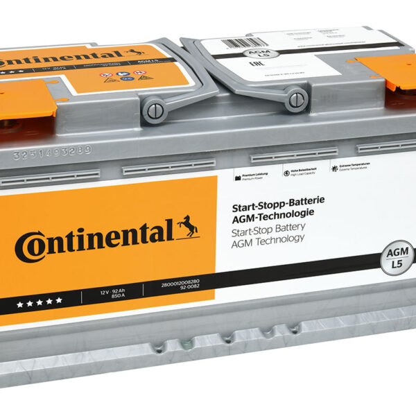 СТАРТОВ АКУМУЛАТОР СТАРТ-СТОП AGM CONTINENTAL 2800012008280