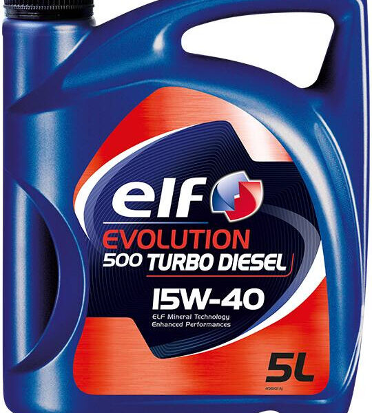 ELF EVOLUTION 500 TURBO DIESEL 15W40 5L