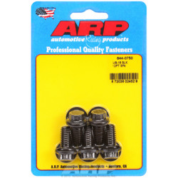 "3/8""-16 x 0.750 12pt 7/16 черни оксидни болтове "5бр