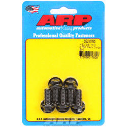 "3/8""-16 X 0.750 hex черни оксидни болтове " (5бр )