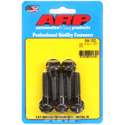 "3/8""-16 x 1.500 12pt 7/16 черни оксидни болтове "5бр