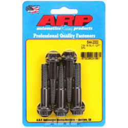 "3/8""-16 x 2.000 12pt 7/16 черни оксидни болтове "5бр