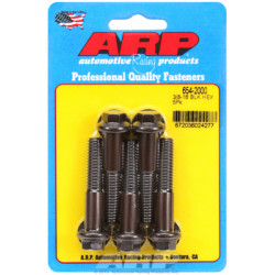 "3/8""-16 x 2.000 hex 7/16 черни оксидни болтове "(5бр