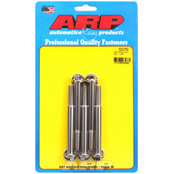 "3/8""-16 x 3.750 hex 7/16 SS болтове " (5бр )