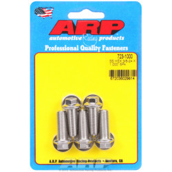 "3/8""-24 x 1.000 hex SS болтове " (5бр )