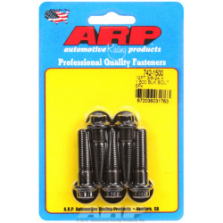 "3/8""-24 x 1.500 12pt черни оксидни болтове " (5бр )