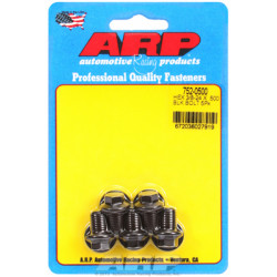 "3/8""-24 x .500 hex черни оксидни болтове " (5бр )