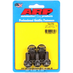 "3/8""-24 x .750 12pt 7/16 черни оксидни болтове " 5бр