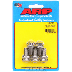 "3/8""-24 x .750 12pt 7/16 SS болтове " (5бр )