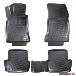 Гумени стелки RizLine съвместими с Mercedes A-class / W176  2013-2018