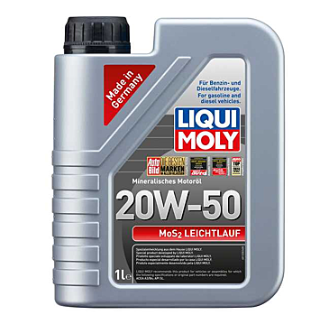 LIQUI MOLY MOS2 LOW-FRICTION SAE 20W50 1L