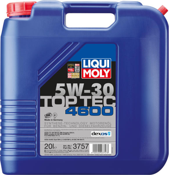 LIQUI MOLY TOP TEC 4600 5W30 (3757) 20L