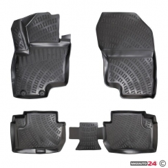 Гумени стелки RizLine съвместими с Mitsubishi Outlander Hybrid 2013-2019