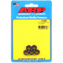 "5/16""-18 черна hex комплект гайки " (5бр )