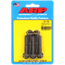 "5/16""-24 x 1.750 hex черни оксидни болтове " (5бр )