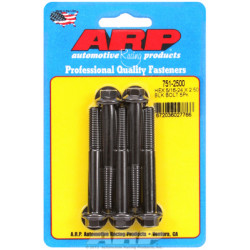 "5/16""-24 x 2.500 hex черни оксидни болтове " (5бр )