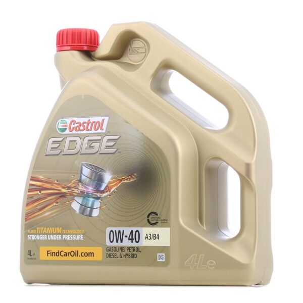 CASTROL EDGE 0W40 A3/B4 4L