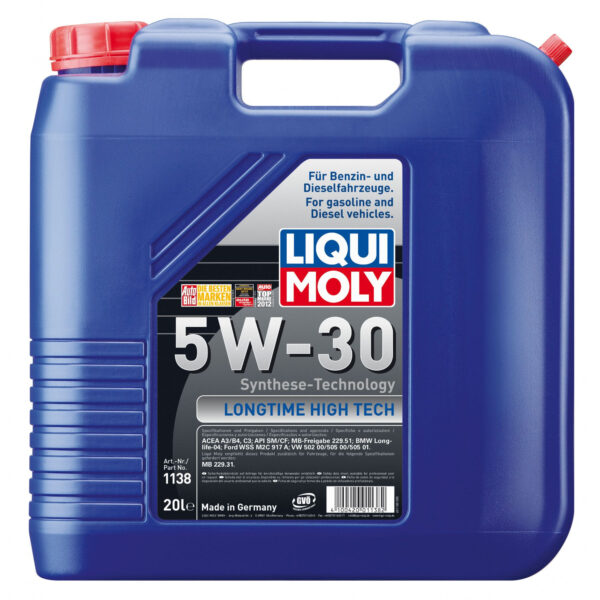 LIQUI MOLY LONGTIME HIGH TEC 5W30 (1138) 20L