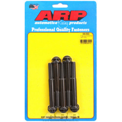 "7/16""-14 X 3.500 12pt 1/2 черни оксидни болтове "5бр