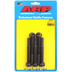 "7/16""-14 X 3.500 hex черни оксидни болтове " (5бр )