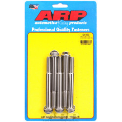 "7/16""-14 X 4.000 hex 1/2 SS болтове " (5бр )