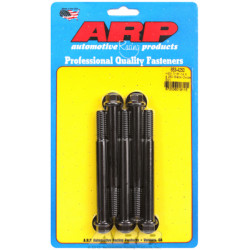 "7/16""-14 X 4.250 hex черни оксидни болтове " (5бр )