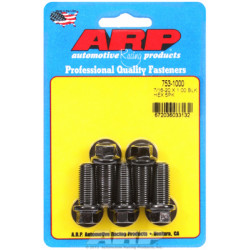 "7/16""-20 x 1.000 hex черни оксидни болтове " (5бр )