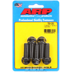 "7/16""-20 x 1.250 hex черни оксидни болтове " (5бр )