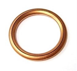 Уплътнение на пробката за източване на маслото, EL813168, Miedź, AUDI 100 C4, A4 B6, A4 B7, A6 ALLROAD C6, A6 C4, A6 C5, A6 C6, A8 D2, A8 D3, ALLROAD C5, V8; VW PHAETON, TOUAREG