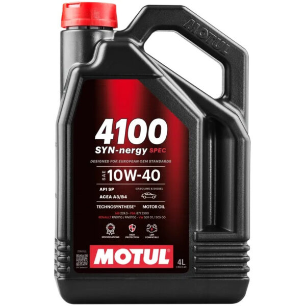 MOTUL 4100 SYN-ERGIE SPEC 10W40 4L