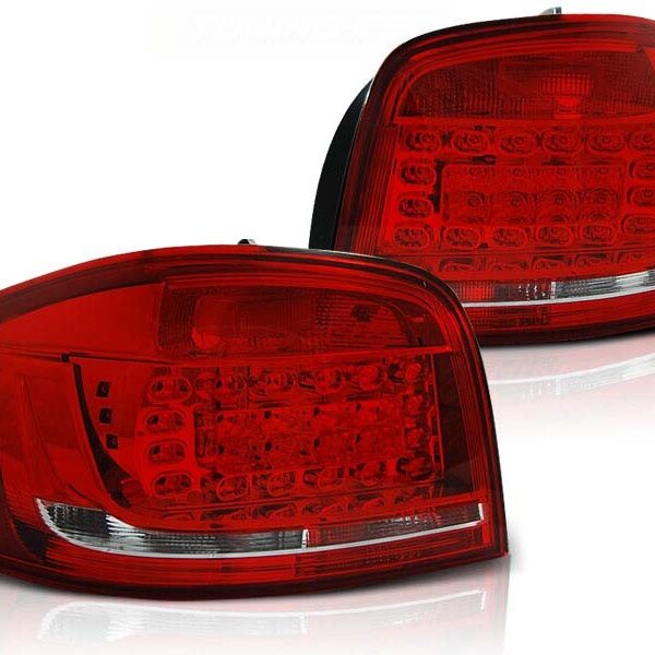 Комплект тунинг LED стопове за Audi A3 2008-2012 3 врати, хечбек , ляв и десен