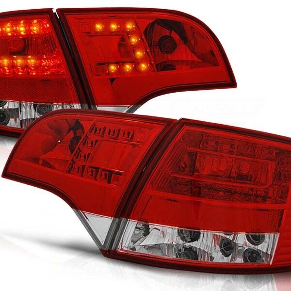 Комплект тунинг LED стопове за Audi A4 B7 11.2004-03.2008 комби , ляв и десен