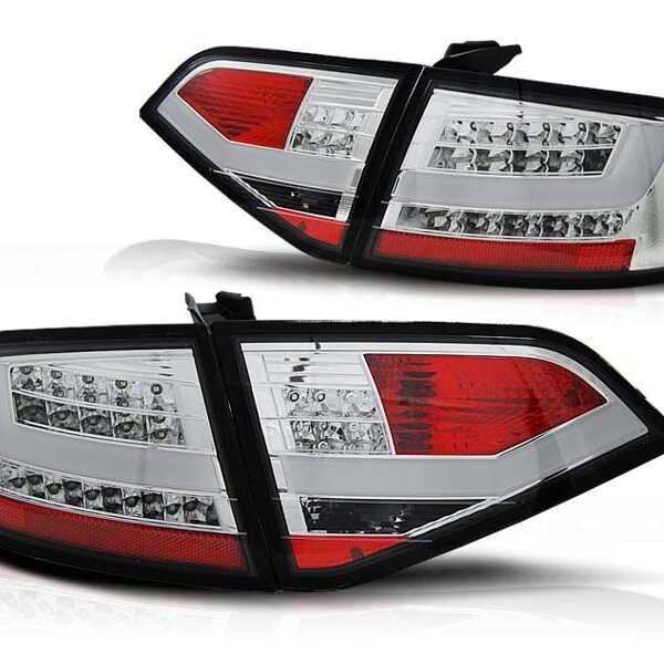 Комплект тунинг LED стопове за Audi A4 B8 2008-2011 седан, версия без фабрични led стопове , ляв и десен