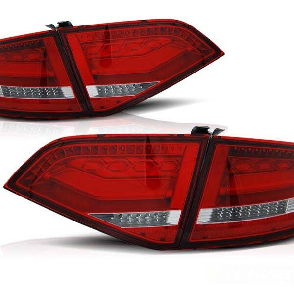 Комплект тунинг LED стопове за Audi A4 B8 2008-2011 седан, версия без фабрични led стопове , ляв и десен