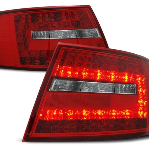 Комплект тунинг LED стопове за Audi A6 C6 04.2004-2008 седан, версия с фабрични led стопове (букса с 7 пина) , ляв и десен