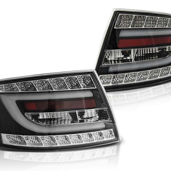 Комплект тунинг LED стопове за Audi A6 C6 04.2004-2008 седан, версия без фабрични led стопове (букса с 6 пина) , ляв и десен