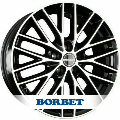 Borbet BS5 / Ширина: 7", Диаметър: 16", Дупки: 5
7x16 ET38 5x112 72.5