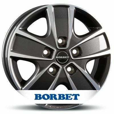 Borbet CWG / Ширина: 6", Диаметър: 16", Дупки: 5
6x16 ET68 5x130 78.1