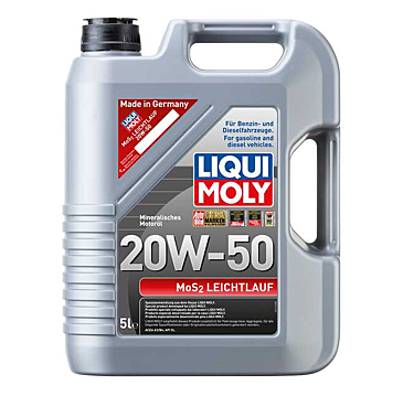 LIQUI MOLY MOS2 LOW-FRICTION SAE 20W50 5L