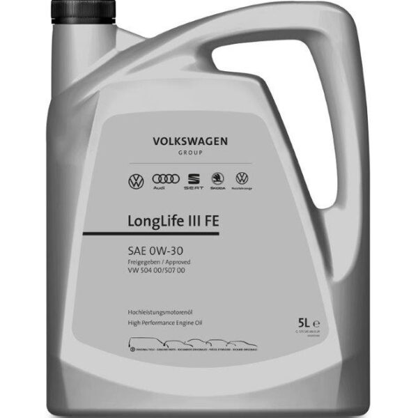 VOLKSWAGEN LONGLIFE III 0W30 5L 0.99408284023669