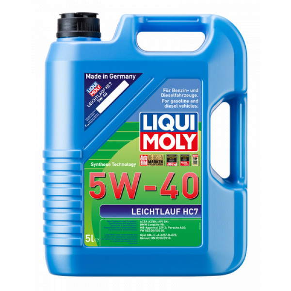 LIQUI MOLY LEICHTLAUF HC7 5W40 5L